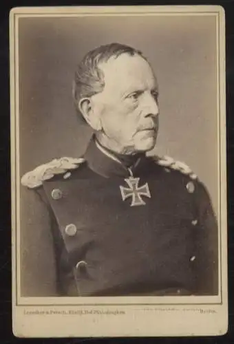Cabinet Foto Graf Helmut Karl Bernhard Freiherr von Moltke