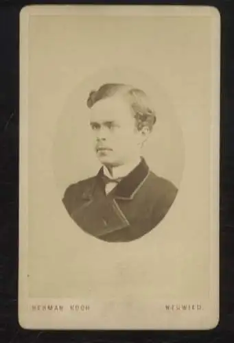 CdV Portrait Wilhelm Adolph Maximilian V. Fürst zu Wied