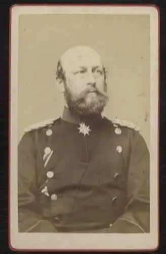 CdV Portrait Friedrich Franz II. von Mecklenburg-Schwerin