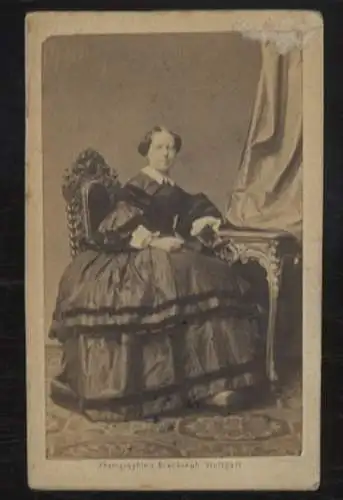 CdV Portrait Prinzessin Marie v. Württemberg, später Gräfin von Neipperg