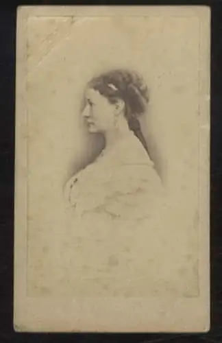 CdV Portrait Fürstin Sophie zur Lippe, geb. von Baden