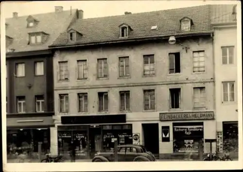 Foto Ak Feinbäckerei Heldmann, Geschäft, Auto