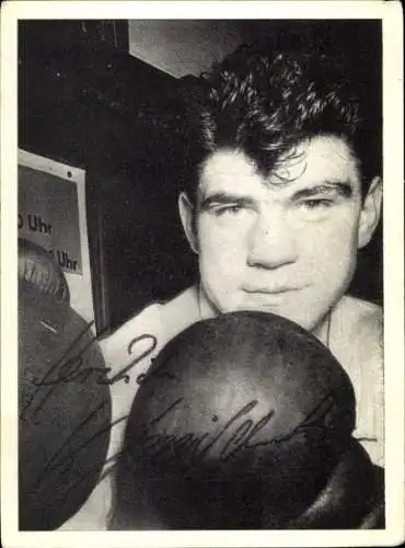 Foto Boxer, Portrait, Autogramm