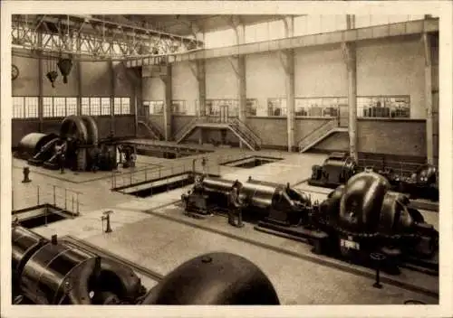 Ak Borbeck Mitte Essen im Ruhrgebiet, Friedr. Krupp, Hochofenwerk, Maschinen und Gebläsehaus