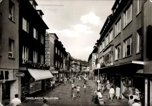 Ak Dinslaken am Niederrhein, Neustraße