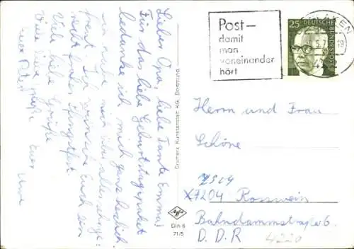 Ak Dinslaken am Niederrhein, Neustraße
