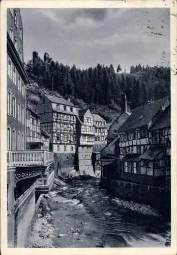 Ak Monschau Montjoie in der Eifel, Rur mit Haller