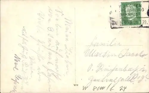 Foto Ak München, Parade, Soldaten, Fahnen