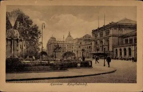 Ak Hannover in Niedersachsen, Hauptbahnhof