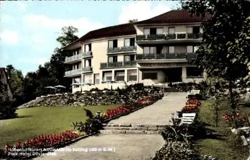 Ak Neuhaus im Solling Holzminden in Niedersachsen, Park Hotel Düsterdiek, Außenansicht, H. Biermann