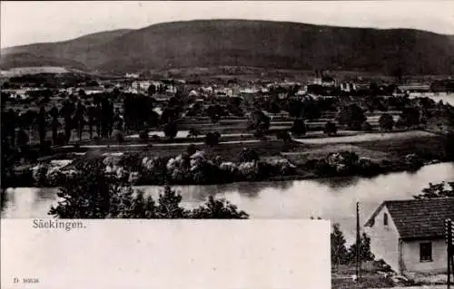 Ak Bad Säckingen am Hochrhein, Gesamtansicht