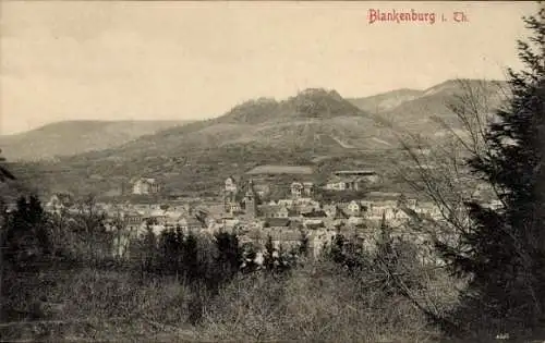 Ak Bad Blankenburg Schwarzatal in Thüringen, Panorama