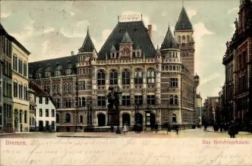 Ak Hansestadt Bremen, Gerichtsgebäude