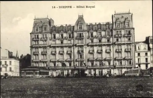 Ak Dieppe Seine Maritime, Hotel Royal
