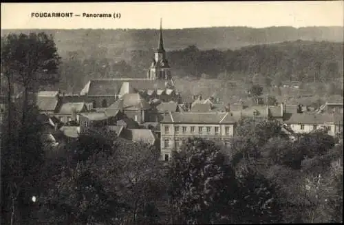 Ak Foucarmont Seine Maritime, Panorama
