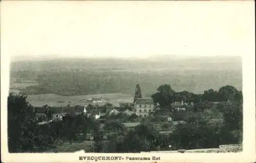 Ak Évecquemont Yvelines, Panorama