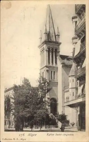 Ak Algier Algier Algerien, Kirche St. Augustin
