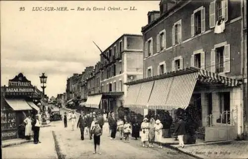 Ak Luc sur Mer Calvados, Rue du Grand Orient