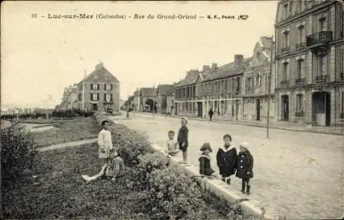 Ak Luc sur Mer Calvados, Rue du Grand Orient