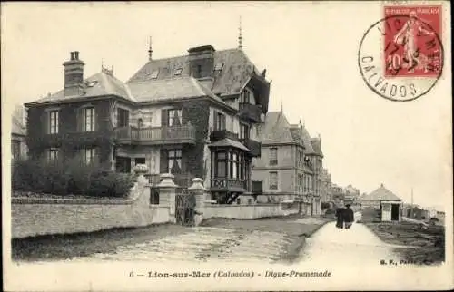 Ak Lion sur Mer Calvados, Digue Promenade