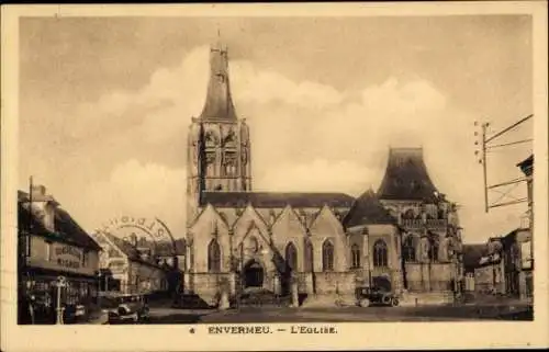 Ak Envermeu Seine-Maritime, Kirche