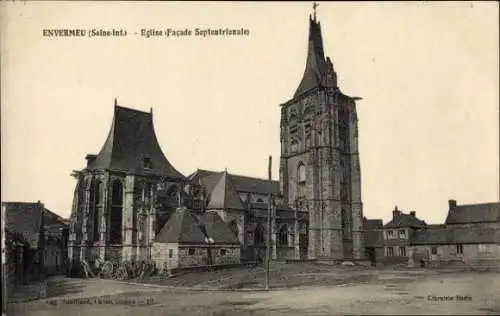 Ak Envermeu Seine-Maritime, Kirche