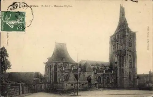 Ak Envermeu Seine-Maritime, Kirche