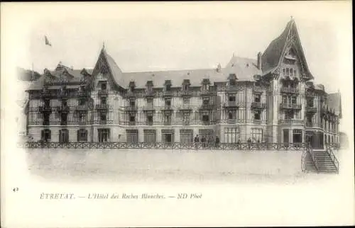 Ak Étretat Seine Maritime, Hotel des Roches Blanches