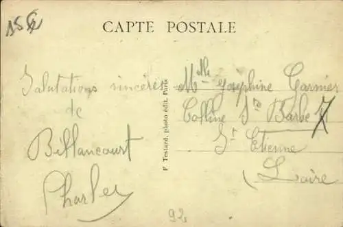 Ak Billancourt Hauts de Seine, Ausgang der Renault-Fabriken