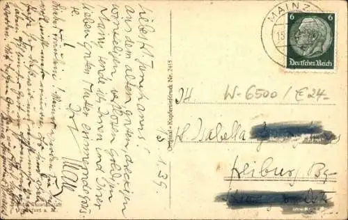 Ak Mainz am Rhein, Augustinerstraße