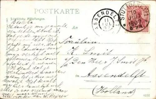 Ak Stuttgart in Württemberg, Schloss Solitude