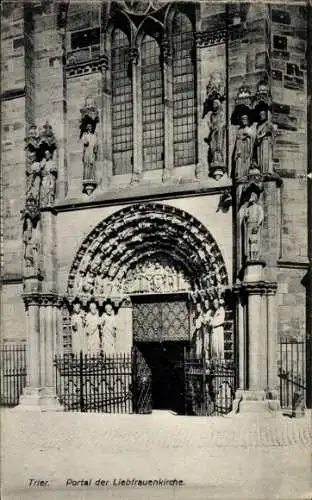 Ak Trier an der Mosel, Liebfrauenkirche, Portal