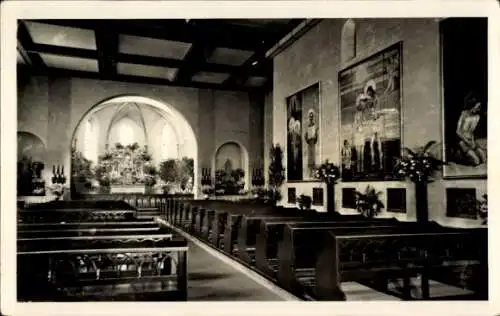 Foto Ak Jena? Kirche, Innenansicht