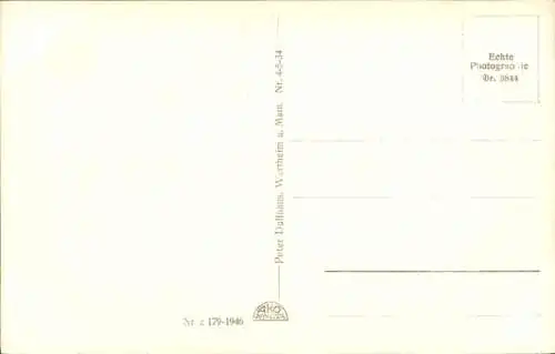 Ak Wertheim am Main, Burgruine