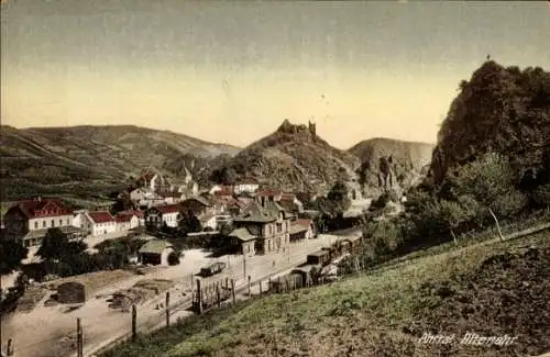 Ak Altenahr Ahrtal, Gesamtansicht, Burg