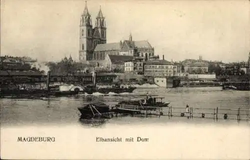 Ak Magdeburg an der Elbe, Dom, Schiffe