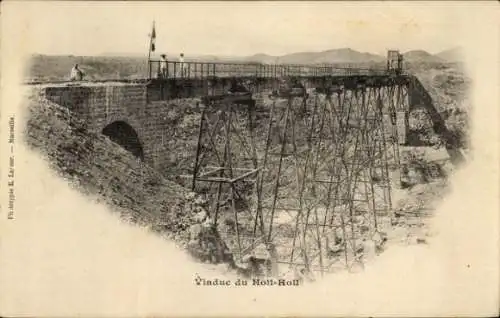 Ak Dschibuti Dschibuti, Holl-Holl-Viadukt