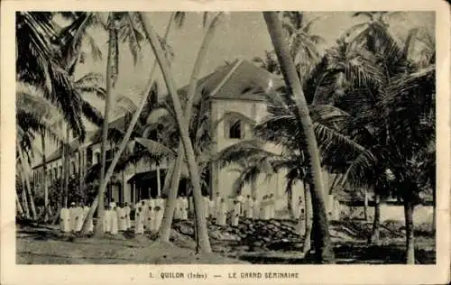 Ak Quilon Indien, Le Grand Seminaire, Missionare