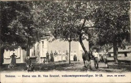 Ak Klein Sinaai Klein Sinay Stekene Ostflandern, Volksvertegenwoordiger