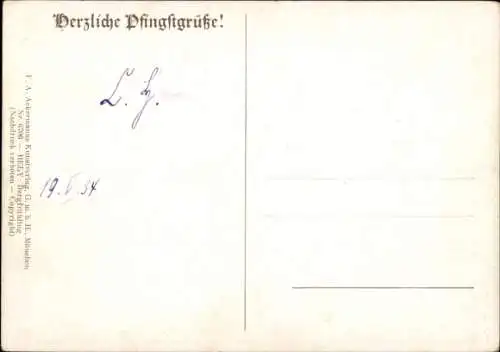 Künstler Ak Hely, Bergfrühling