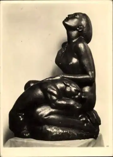 Ak Plastik von Prof. Josef Müllner, Tropennacht