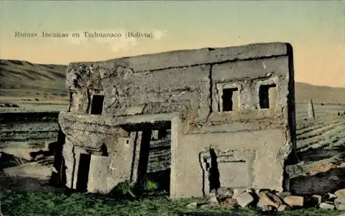Ak Tiahuanacu Bolivien, Inka Ruinen