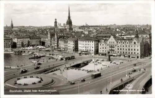 Ak Stockholm Schweden, Stadtpanorama