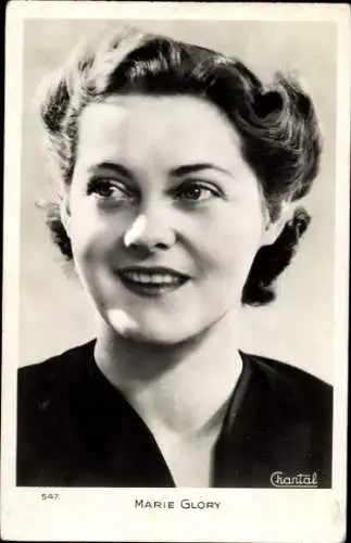 Ak Schauspielerin Marie Glory, Portrait