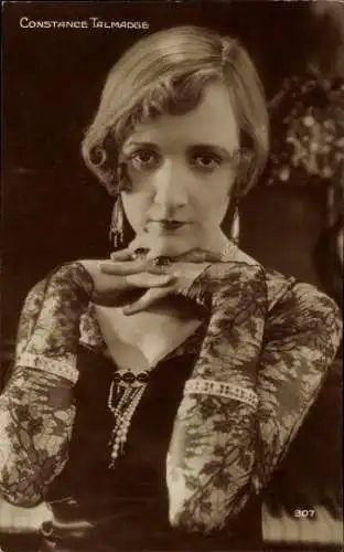 Ak Schauspielerin Constance Talmadge, Portrait