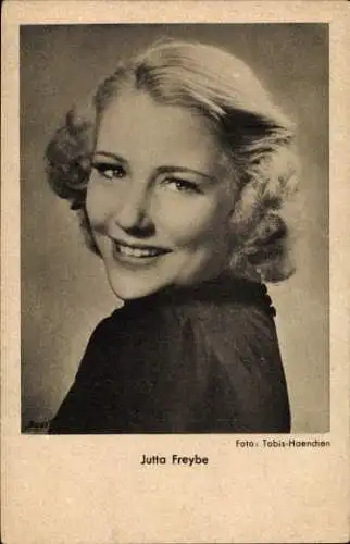 Ak Schauspielerin Jutta Freybe, Portrait