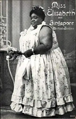 Ak Schauspielerin Miss Elisabeth, Portrait