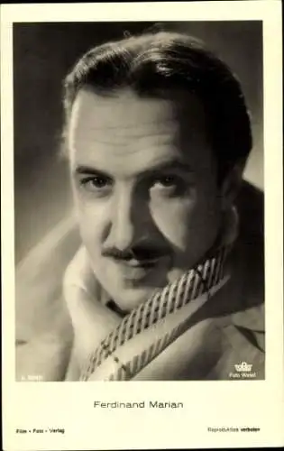 Ak Schauspieler Ferdinand Marian, Portrait, Nr. A 3526/1