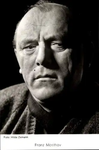 Ak Schauspieler Franz Mostav, Portrait