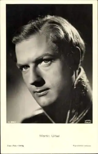 Ak Schauspieler Martin Urtel, Portrait